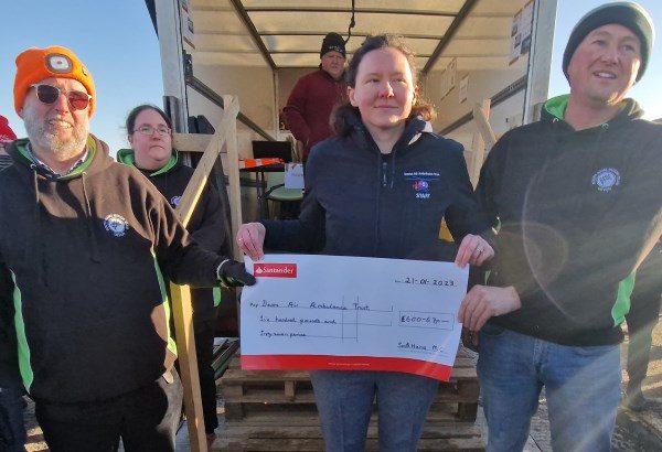 Devon Air Ambulance cheque presentation from South Hams Motor Club