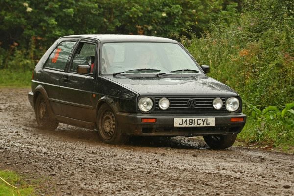 VW Golf rally car