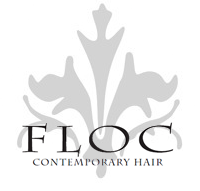 FLOC contemporary hair logo