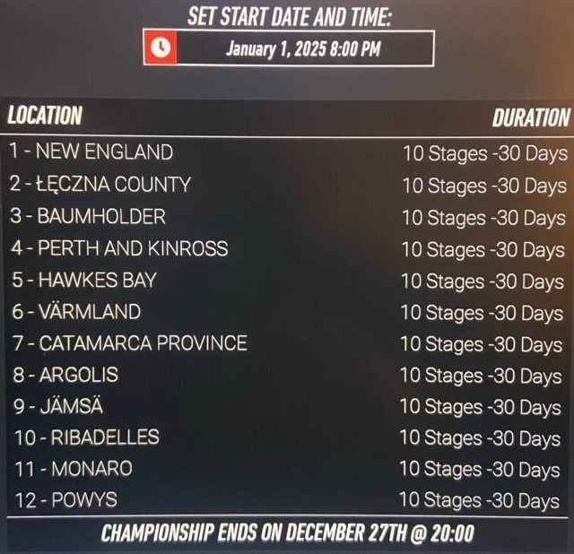 Esports event calendar for SHMC 2025 showdown